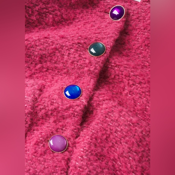 Mango Tweed jacket with jewel buttons - Picture 5 of 6